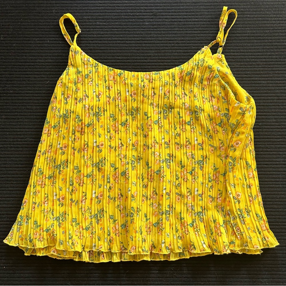 Floral Print Spaghetti Strap Women’s Blouse Tank